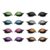 YHomU 8 Pcs Lazy Eyeshadow Eyelash Patches, Waterproof Colorful Reusable Makeup Stickers, 1.4 x 0.5 in / 3.5 x 1.3 cm Eye Shadow and Lash Sticker for Quick Daily Makeup, Lightweight Plastic