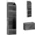 YHomU Over Door Wrapping Paper Storage Organizer, 4-Tier Non-Woven Hanging Gift Wrap Holder with 2 Removable Drawers, Space-Saving Vertical Organizer, 14.5 x 6.7 x 55.5 in