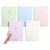 Yhplxyuus 4Pcs Softcover College Ruled Notebook 80, 4 colors mixed