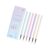 Yhplxyuus 6pcs Retractable Gel Pens 0.5mm Tip for Classrooms Business Clicks Type Gels Inks Pen Quick-Drying Inks Roller Ball Pen Quiet Clicks