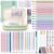YIBONIKA 63PCS Stationery Set, Aesthetic School Supplies with Pencil Case