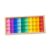 Yiju 100 Pieces Rainbow Building Blocks Acrylic Gemstone Cubes Stacking Game Toy with Wooden Storage Box Suitable for Educational Activities Pre, 40pcs