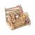 Yiju 3D Wooden Mechanical Marble Run Puzzle Kit Toy Electrical Craft Model Building Set Roller Coaster Function Suitable for Teens Gift Giving