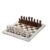 YIJU Jade Chess Board Artistic Marble Chess Ornament Square Chessboard Sculpture with Permanently Set Pieces Suitable for Living Room Study Office Desk, Chessboard Ornament E G211