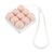 Yiju Keyboard Silicone Lanyard Button Keychain Phone Chain Charm with Sleek PC Material for Finger Relaxation Suitable for T, Pink