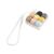Yiju Keyboard Silicone Lanyard Button Keychain Phone Chain Charm with Sleek PC Material for Finger Relaxation Suitable for T, Multicolor