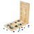 Yiju Mancala Board Game Folding Wooden Board Games Stone Chess Set Classic Strategy Tabletop Game with Glass Beads Suitable for Party Supplies Kids Adults, 32×9.5×1.6cm