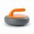 Yiju Training Ball Indoor Floor Stones Disc Equipment with Carry Case Engineering Design Suitable for School Activities Club Group Games, Orange, 19.5 Cm