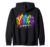 Yikes Colorful Graffiti Dripping Paint Street Art Zip Hoodie