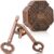 Yilloog 2 Pcs Brain Teaser Puzzles for Adult Teen 3D Metal Logic Puzzle Set Iq Education Challenge Game Toy Unlock Interlocking Puzzle Gift for Family Classroom Party Favor(Compass Box Key Lock)