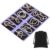 Yilloog Metal Wire Puzzle Set of 8 with Pouch, Brain Teaser Puzzles IQ Test Ring Disentanglement Unlock Interlock Game Trick Metal for Party Favor Challenge(D Style)