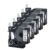 YILMVANY 5 Pack 12mm Label Tape Compatible Label Makers Black On Silver