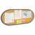 YINGXUN Arch-Shaped Self-Adhesive Cork Board 12×12 Inch 2PCS