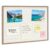 YINGXUN Small Felt Bulletin Board with Brown Felt Frame, 14″x10″