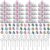 Yingzhao 96 Pcs Princess Pretend Party Costume Dress Up Play Set Includes 24 Crown Tiaras, 24 Star Wands, 48 Pcs Little Girl Jewel Rings, Princess Girls Party Favors Costume Play Set for Little Girls