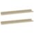 Yisssmeng Wall Shelves 2 Pcs Sonoma Oak MDF Floating Display Ledge 23.6″