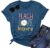 YI XIANG RAN Teacher Graphic T-Shirt Summer Teacher Gift Teach Love Inspire Shirt Womens Inspirational Tees Tops (Blue-2, Small)