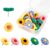 Ykimok Flower Push Pins, 20 Pcs 5 Mixed Colors Decorative Thumb Tacks