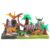 Ylutex Dinosaur Diorama Toys Set for Kids 3-5, Ancient Forest Scene Set