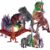 Ylutex Dinosaur Toy for Kid,12 PCS Realistic Set,9 Inch Movable Joints