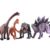 Ylutex Dinosaur Toy for Kid, 4 PCS Realistic Set,9 Inch Movable Joints