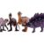 Ylutex Dinosaur Toys for Kids 3-5, 4 PCS Realistic Toy Set, Non-Toxic