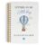 YLZlhb Hot Air Balloon Bear Spiral Notebook Journal 5.5×8.3 Inches