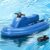 YMAOMAO Seated Floating Pool Motor Boat, Upgraded 2-Person Inflatable Jet Boat, 500 W 700 W Brushless Electric Water Surf Boat, Inflatable Foldable Motorboat, Water Inflatable Boat 500W16Ah