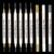 Ymapinc Acrylic Paint Marker, 9Pcs White Dual-Tip Acrylic Paint Pens