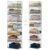Yociyoga 7-Tier Stackable Closet Organizers and Storage Shelves, Foldable Closet Shelf Organizer System, Stackable Storage Bins Drawers for Closet Organizer System, Black（Patent No. 30022416）
