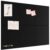 YODOYO 6-Piece 12-inch x 12-inch Felt Bulletin Board, Black
