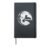 Yoga Bulldog Halloween Shirt Eclipse Full Moon Costume Hardcover Journal, Black