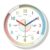 Yohaoupty 12″ Learning Wall Clock with Color Coded Time Teaching Dial