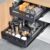YOHOM Pull Out Cabinet Organizer – 17″ W x 21″ D Aluminum & Glass Drawer Organizer with Removable Dividers, Heavy Duty Pull Out Shelf for Kitchen Cabinets, Sliding Storage Tray, DIY Single Tier