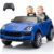 YOHOPO 24v Toddler Ride on Toys for Big Kids, Licensed Porsche Cayenne Electric 2-Seater Ride On Toddler Car with Remote Control,Shock Absorption, LED Lights,Bluetooth,Music,Wide Seat, Blue