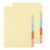 YOKIVE 2 Set/10 Pcs A5 Binder Dividers, Plastic Index Divider