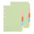 YOKIVE 2 Set/10 Pcs A7 Binder Dividers, Plastic Index Divider