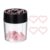 YOKIVE Paper Clip Heart Bookmark Holder Pastel Pink, 40Pcs | Small Cute Rust-Proof Metal with Black Magnetic Box for Office Home Wedding Photo Crafts Document Note Desk Organizer