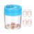 YOKIVE Paper Clip Mini Heart Bookmark Holder Rose Gold, 40Pcs | Small Cute Rust-Proof Metal with Blue Magnetic Box for Office Home Wedding Photo Crafts Document Note Desk Organizer