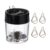 YOKIVE Paper Clip Teardrop Bookmark Holder Bronze, 40Pcs | Small Cute Rust-Proof Metal with Black Magnetic Box for Office Home Wedding Photo Crafts Document Note Desk Organizer