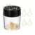 YOKIVE Paper Clip Teardrop Bookmark Holder Gold, 40Pcs | Small Cute Rust-Proof Metal with Black Magnetic Box for Office Home Wedding Photo Crafts Document Note Desk Organizer