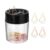 YOKIVE Paper Clip Teardrop Bookmark Holder Gold/Rose Gold, 40Pcs | Small Cute Rust-Proof Metal with Black Magnetic Box for Office Home Wedding Photo Crafts Document Note Desk Organizer
