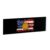 Yoladsume BTC Bitcoin American Flag Transparent Acrylic Desk Nameplate Durable Shatter-Resistant Personalized Desk Decor