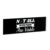 Yoladsume Liver Cancer Awareness Not All Wounds are Visible Transparent Acrylic Desk Nameplate Durable Shatter-Resistant Personalized Desk Decor