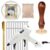 YOLAKIS DIY Frame Wax Seal Stamp Kit,with Glue Gun & 20 Clear Wax Seal Sticks Sealing Stamp Kit 3D Embossed Relief Picture Photo Frame Stamp for Wedding Invitations Gift Christmas Envelopes