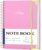 Yoment B5 Spiral Notebook, Hardcover, College Ruled, 200 Pages, 100 GSM