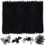 YONOVO 300 Pcs Black Pipe Cleaners for Hair Locs 6mm Thick 12 inch Long