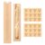 Yoodelife Baguette Bags for Homemade Bread with Stickers, Reusable Kraft Paper French Bread Loaf Packing Bags, Long Sourdough Paper Bag with Clear Front Window Bakery Storage Bag, Pack of 20