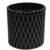Yoohailor 360 Rotating Makeup Brush Holder, 5 Compartment Spinning Makeup Brush Organizer for Vanity, Ripple Design Sturdy Plastic Cosmetic Brush Cup for Bathroom Counter Desk (Black)