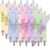 YooNotee 24 Pcs Pastel Christian Light Bulb Pens Bulk, VBS 2026 Jesus is The Light Retractable Ballpoint Pens Black Ink, Religious Inspirational Church Gifts for Bible Study Sunday School